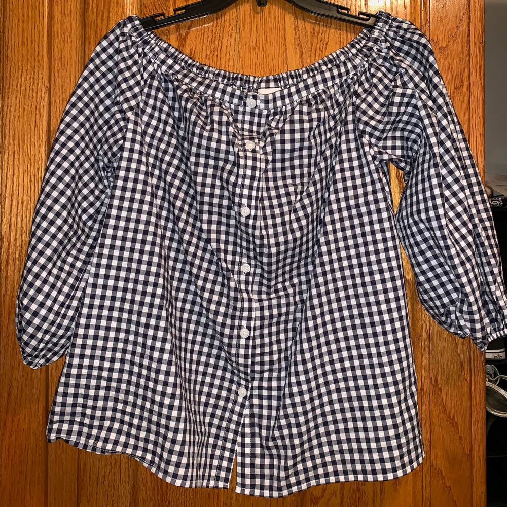 Merona off the shoulder shirt